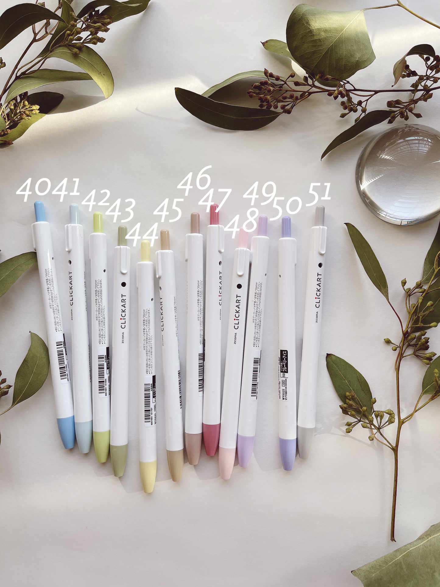 ZEBRA CLiCKART Retractable Markers | New Soft Pastel Colors