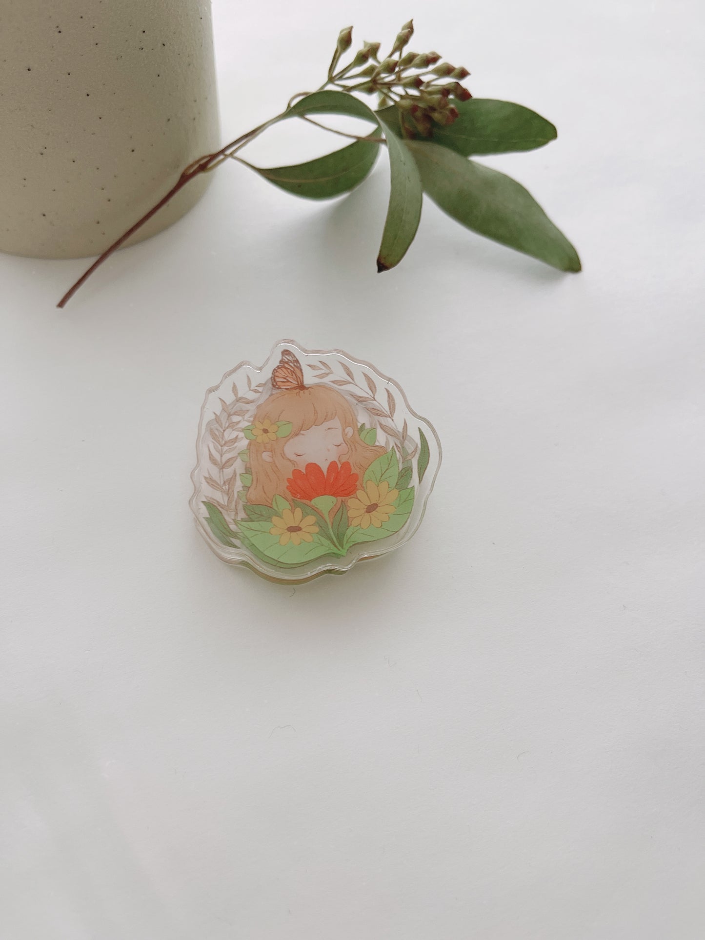 Sho Littlehappiness Blooming Acrylic Clip