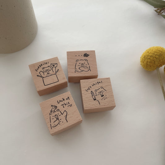 EileenTai.85 Beary Ordinary Days Rubber Stamps | Part 3