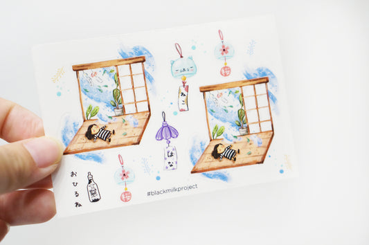 Black Milk Project Afternoon Nap Sticker Sheet