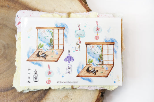 Black Milk Project Afternoon Nap Sticker Sheet