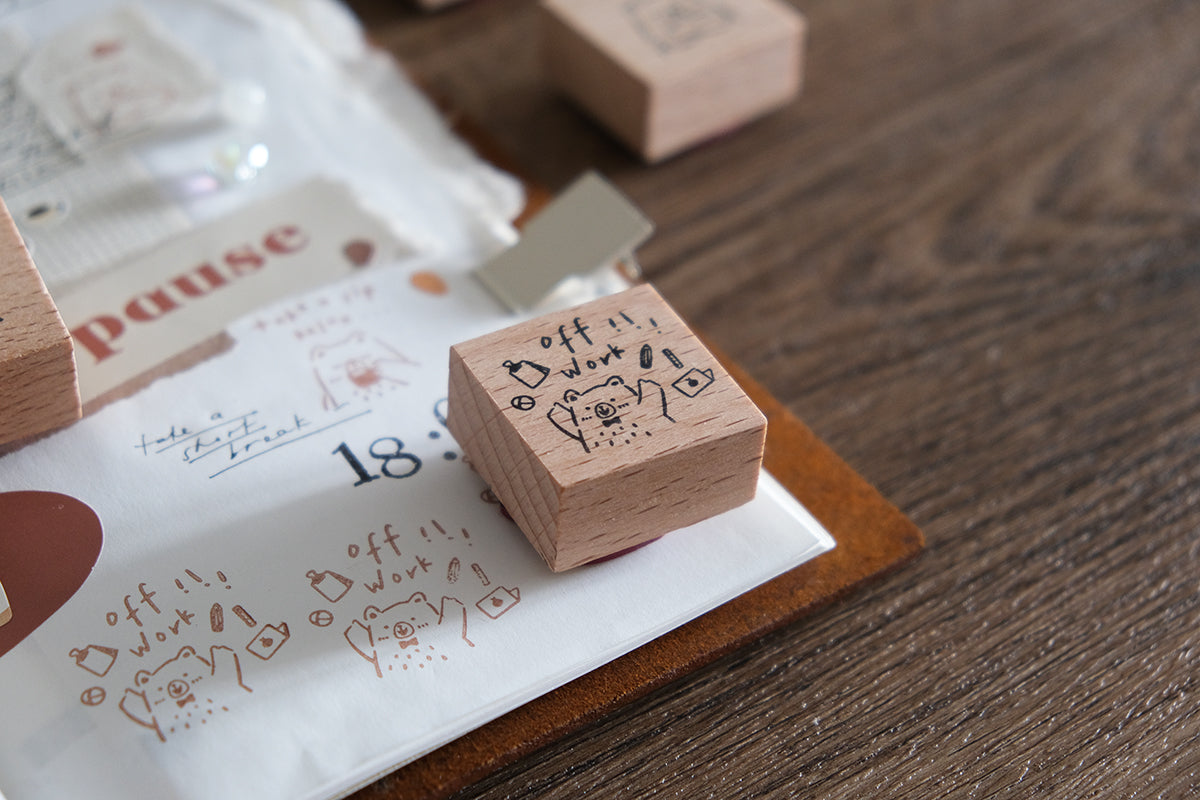 EileenTai.85 Beary Ordinary Days Rubber Stamps | Part A