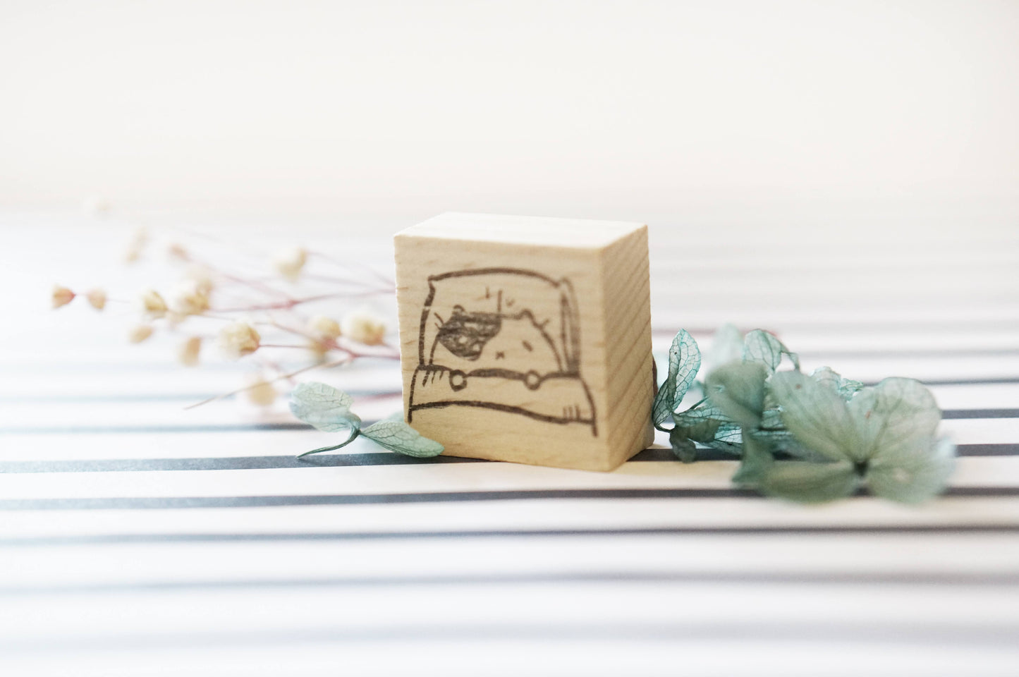 Kamikamichop Goodnight Series Rubber Stamp