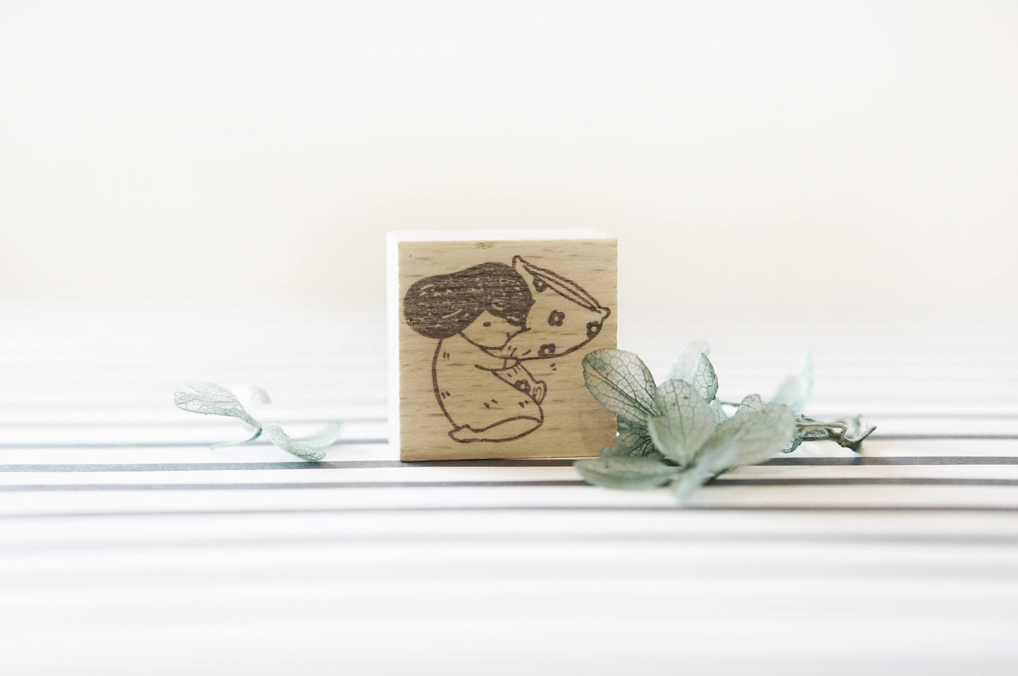 Kamikamichop Goodnight Series Rubber Stamp