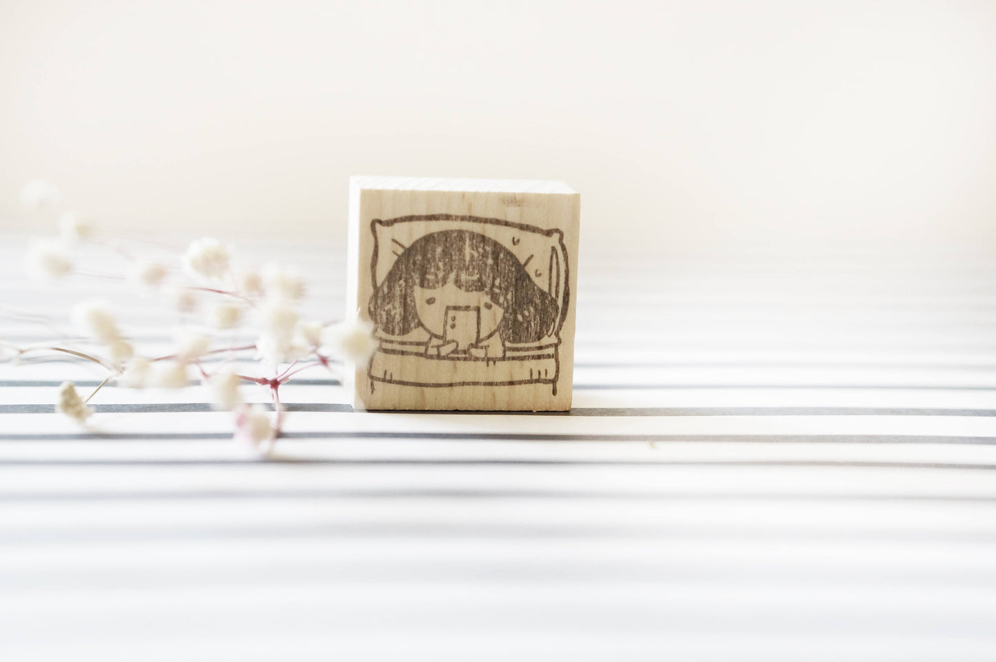 Kamikamichop Goodnight Series Rubber Stamp