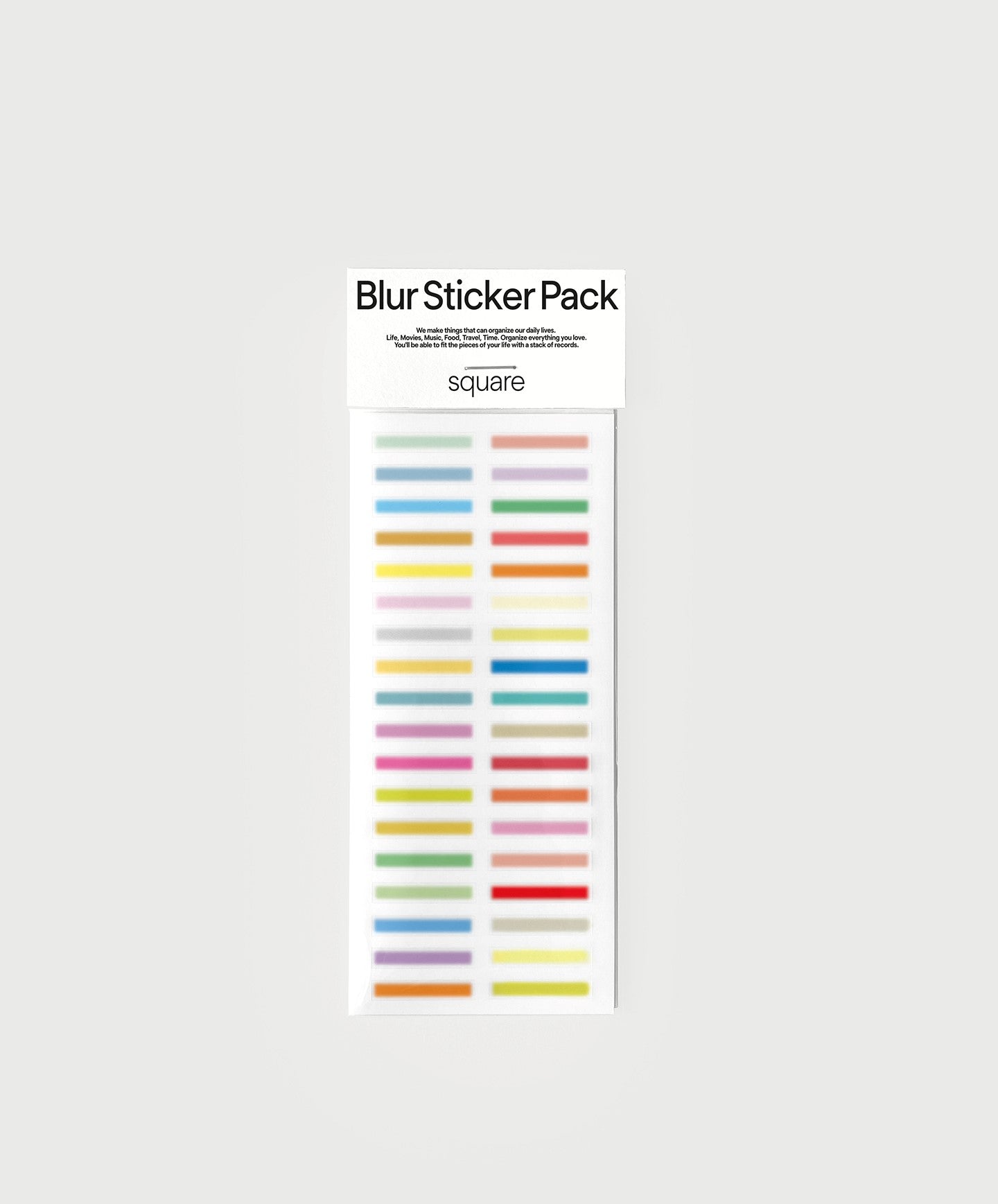 Organize a bit Blur Sticker Pack