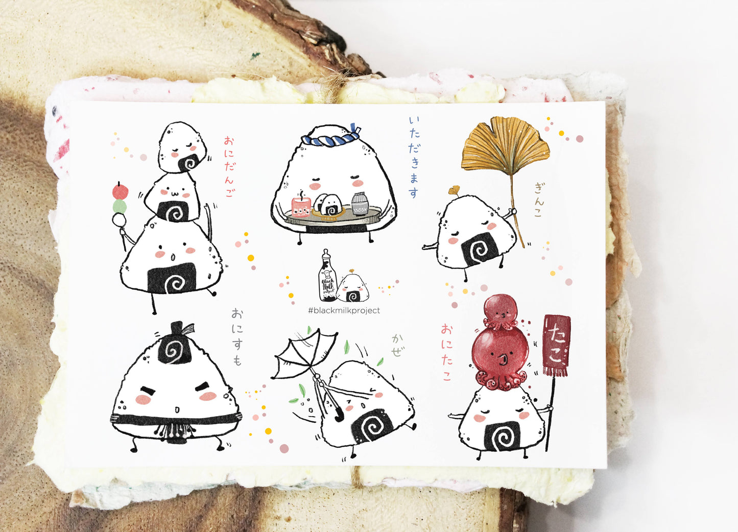 Black Milk Project Onigiri Sticker Sheet