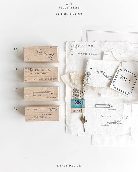 Nyret Vol. 6 About Series Rubber Stamps