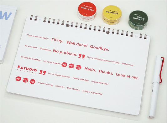 FSTUDIO Greeting Series Washi Tape | Good Luck!
