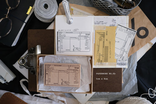 Kurukynki Paper Work Rubber Stamp | Form 6b