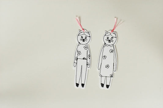 Classiky Sennokoto Bookmark Set | Twin Cat