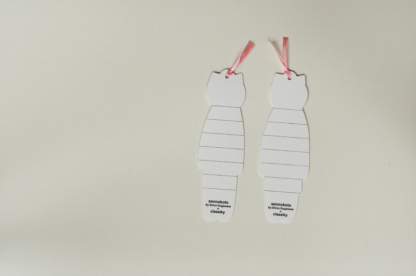 Classiky Sennokoto Bookmark Set | Twin Cat