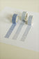 Classiky Mitsou Masking Tape 3 Design Set | Blue