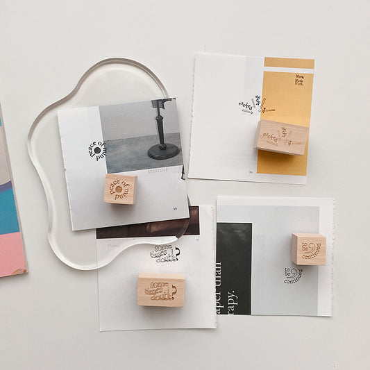 Pooi Chin Thoughts in Silence Collection Rubber Stamps