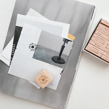 Pooi Chin Thoughts in Silence Collection Rubber Stamps