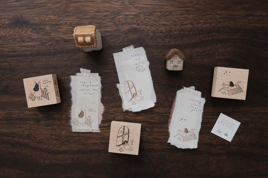 Eileentai.85 X Bighands Collab Rubber Stamps - Inner Peace