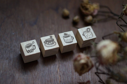 Black Milk Project Tea Time Mini Set Rubber Stamp