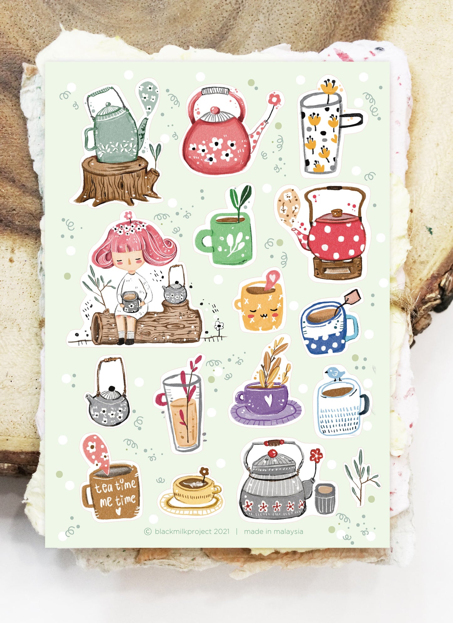 Black Milk Project Tea Time Sticker Sheet