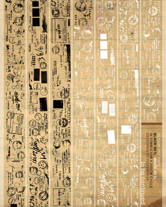 Plus.Minus To Be Continued PET Tape