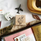 Eileentai.85 Mini Girls Travel Rubber Stamp