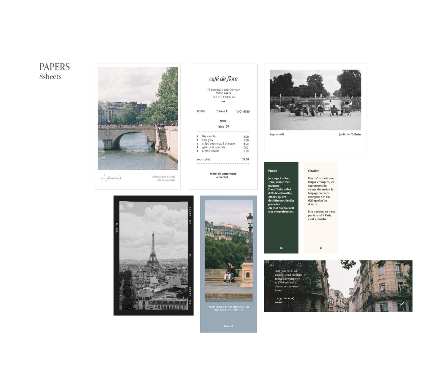 Day and Moment Paris Deco Pack //Ver. 01
