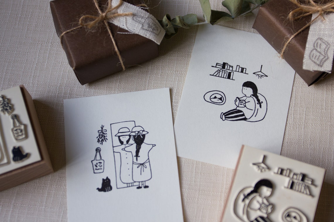 Ivy Snow Home Sweet Home Series Rubber Stamps
