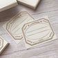 Journal Pages Vintage Frame Mini Letterpress Notepad
