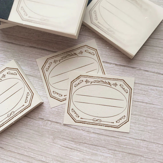 Journal Pages Vintage Frame Mini Letterpress Notepad
