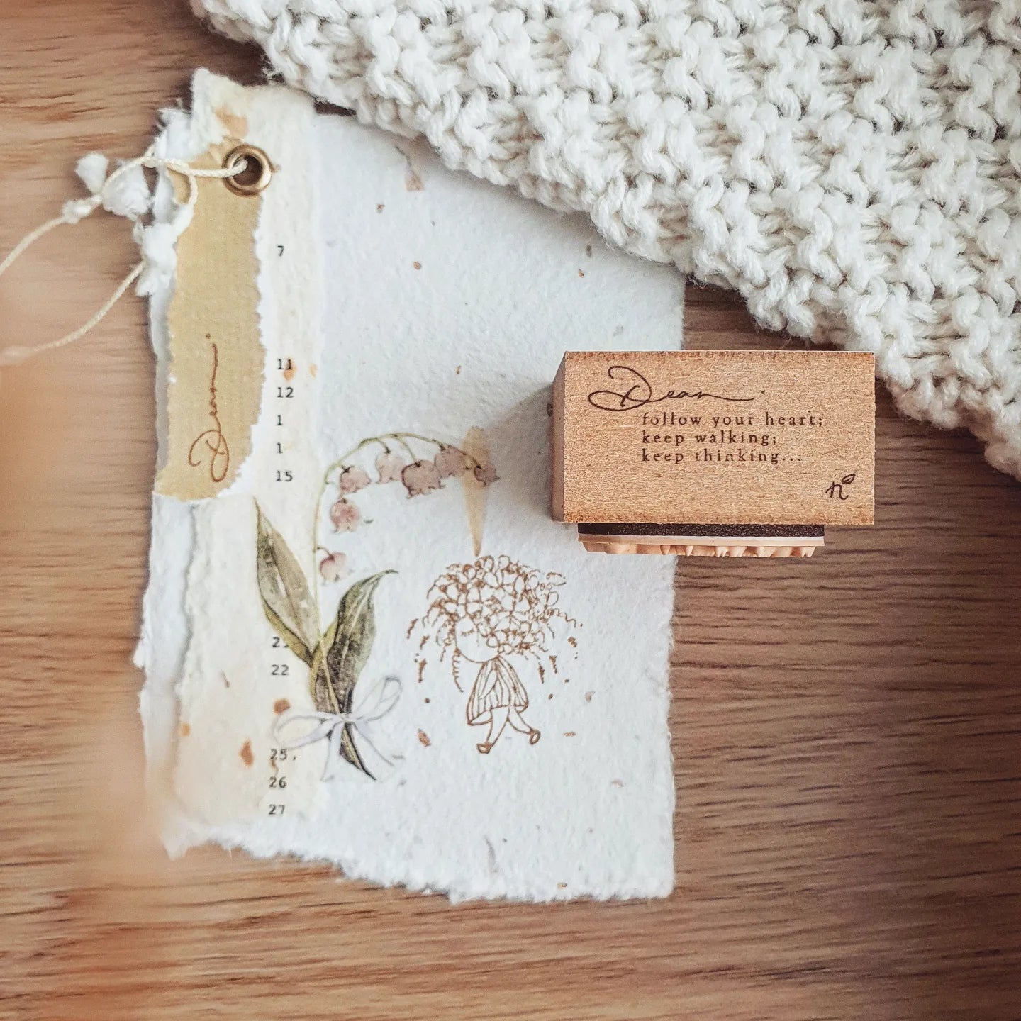 Nove {Dear} Collection Rubber Stamps